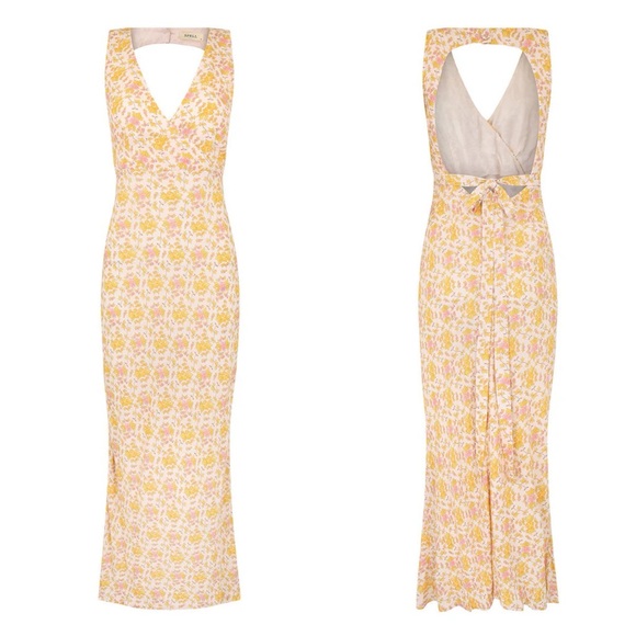 Spell Yellow Rose Bias Maxi Dress - Picture 4 of 7